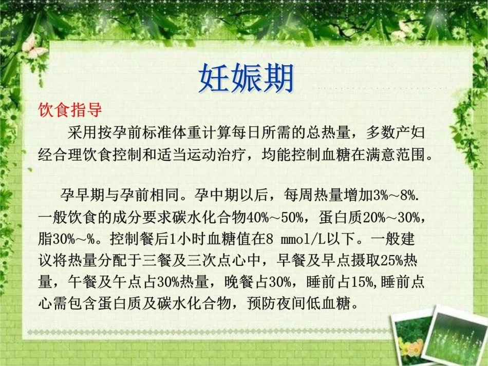 妊娠糖尿病饮食相关护理_第9页