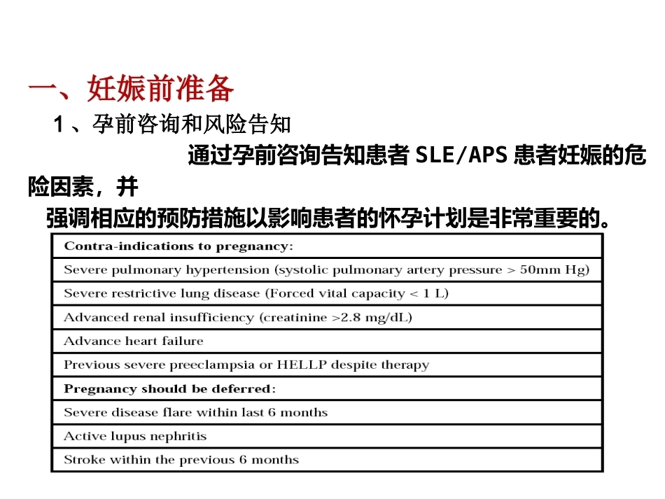 系统性红斑狼疮患者妊娠的管理_第9页