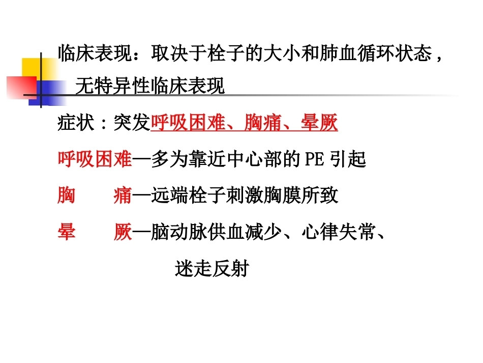 围术期肺栓塞的处理及预防2_第9页