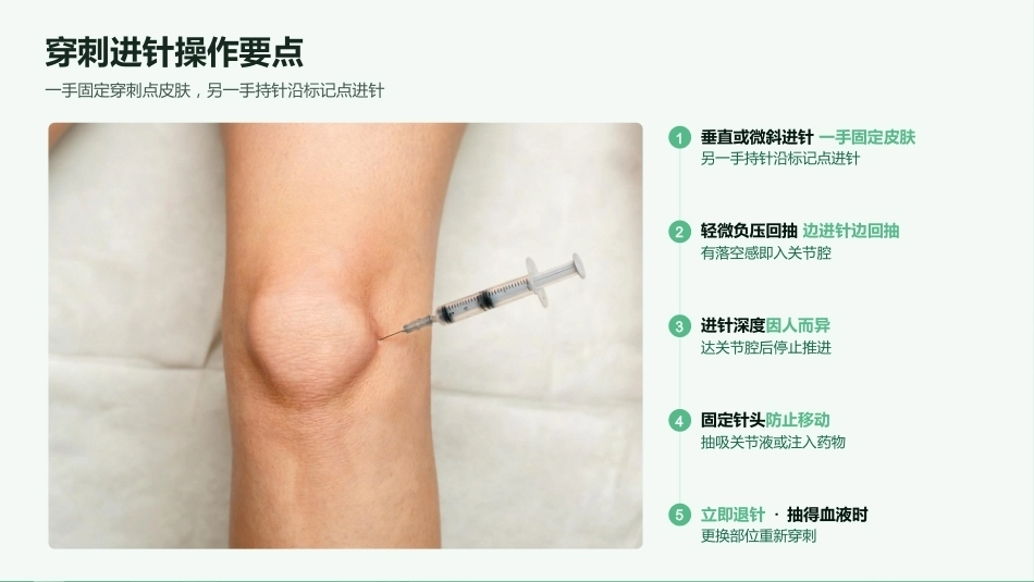 关节腔穿刺教学课件_第14页