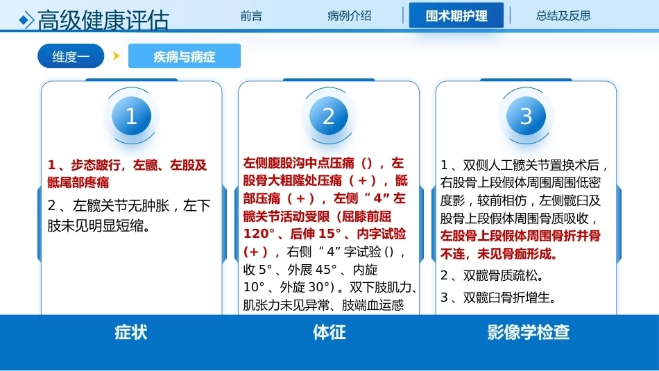 一例髋关节翻修术患者的围术期个案护理_第7页