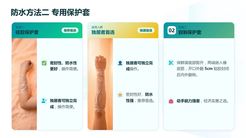 PICC带管出院居家维护与洗澡注意事项_第15页