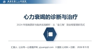心力衰竭的诊断与治疗——2024年指南更新与临床实践解析